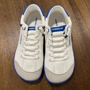 Hobibear Barefoot Shoes Women’s 9.5-10 Unisex 41 White Blue Wide Toe Box NWOT